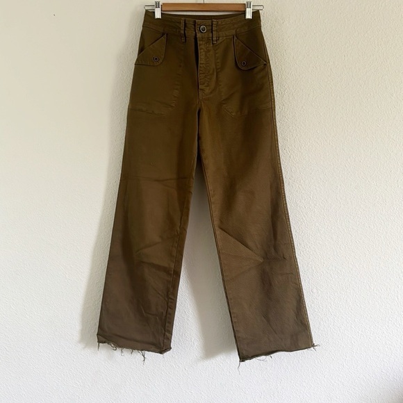Unpublished Green Cargo Jeans size 26 - Picture 1 of 6